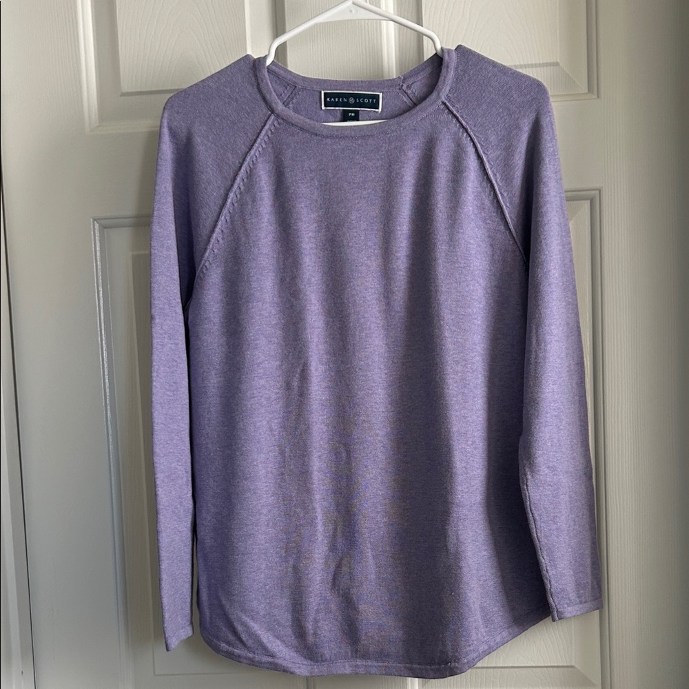 Karen Scott Purple Women's Sweater